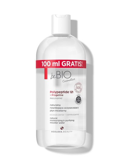 BeBio Ewa Chodakowska Ageless Beauty naturalny nawilżająco-oczyszczający płyn micelarny 500ml