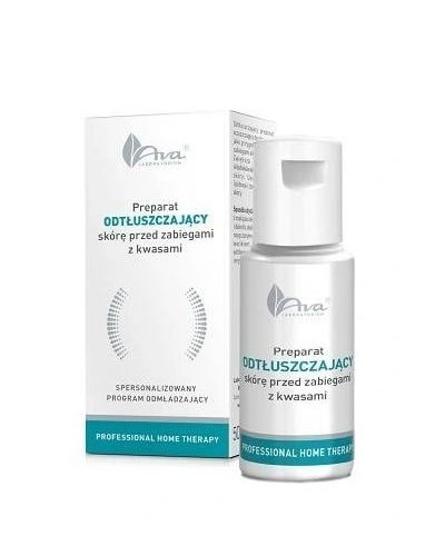 Ava Laboratorium Professional Home Therapy preparat odtłuszczający skórę przed zabiegami kwasowymi 50ml