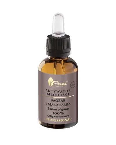 Ava Laboratorium Aktywator Młodości PLUS serum olejowe Baobab i Makadamia 30ml