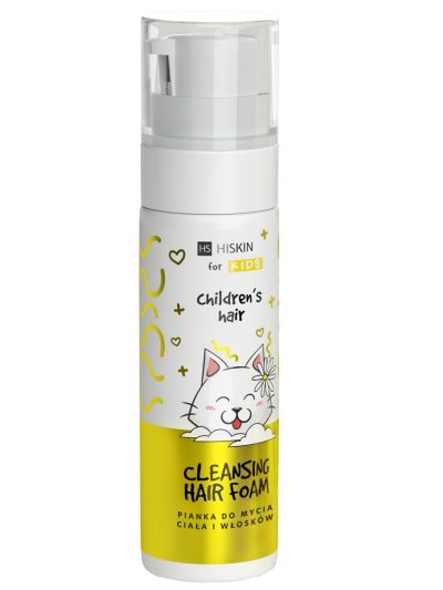 HiSkin Kids pianka do mycia ciała i włosów Proteiny Ryżu 200ml