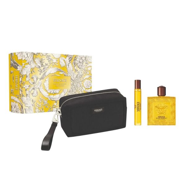 Versace Eros Energy zestaw woda perfumowana 100ml + woda perfumowana 10ml + kosmetyczka