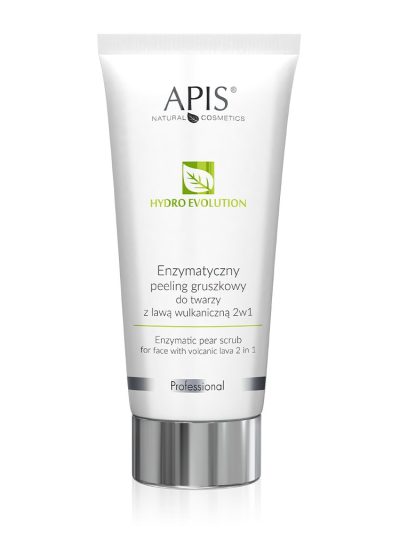 APIS Hydro Evolution enzymatyczny peeling gruszkowy do twarzy z lawą wulkaniczną 2w1 200ml