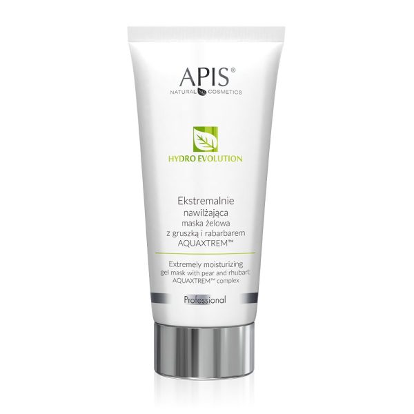 APIS Hydro Evolution ekstremalnie nawilżająca maska żelowa z gruszką i rabarbarem AQUAXTREM™ 200ml