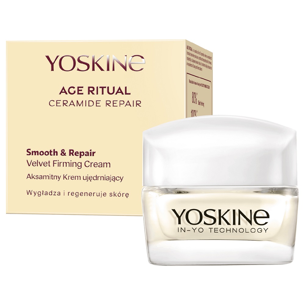 Yoskine Yoskine Age Ritual aksamitny krem ujędrniający do twarzy 50ml — Składniki i ocena