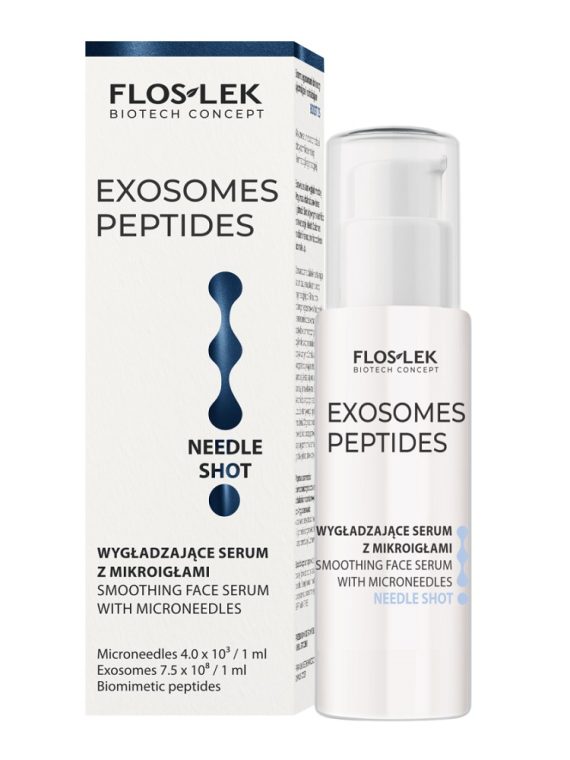 Floslek Exosomes Peptides wygładzające serum do twarzy z mikroigłami 30ml