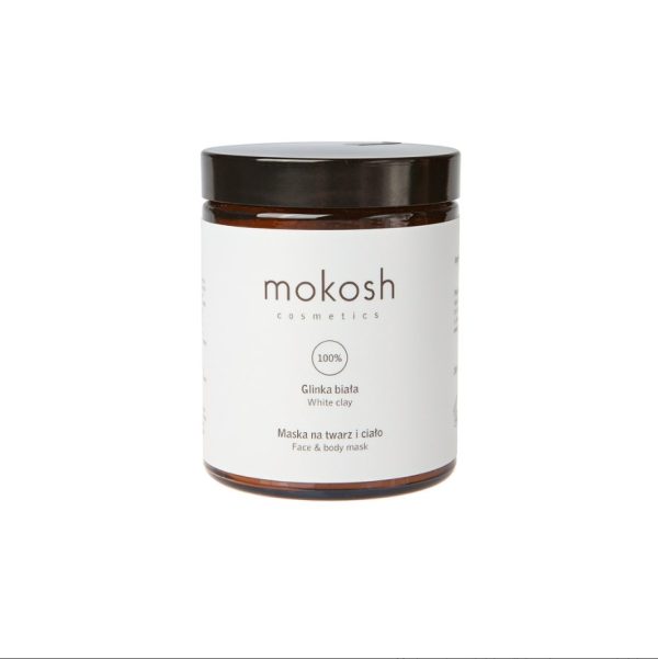 Mokosh Face & Body Mask White Clay maska na twarz i ciało Glinka Biała 180ml
