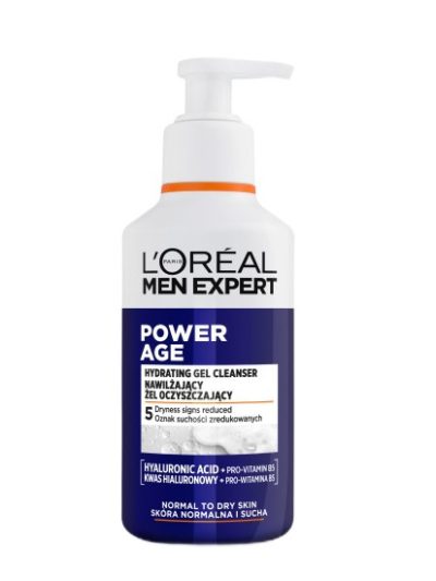L'Oreal Paris Men Expert Power Age nawilżający żel oczyszczający do skóry normalnej i suchej 260ml