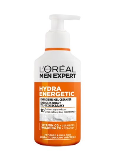 L'Oreal Paris Men Expert Hydra Energetic energetyzujący żel oczyszczający do skóry z oznakami zmęczenia 260ml