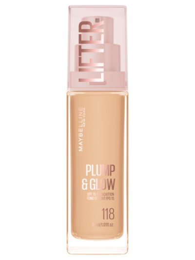 Maybelline Lifter Plump & Glow podkład rozświetlający 118 30ml