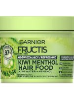 Garnier Fructis Hair Food Kiwi Menthol maska do włosów suchych i tłustych u nasady 400ml