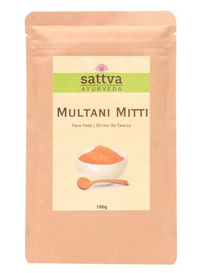 Sattva Multani Mitti glinka kosmetyczna do twarzy 100g