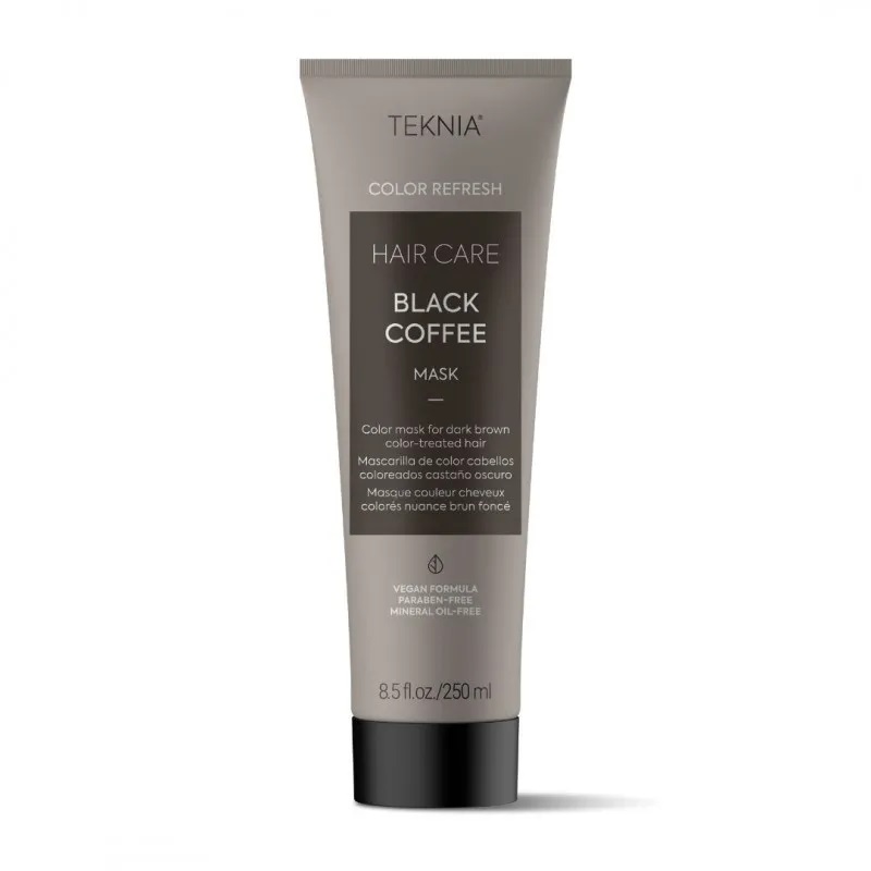 Lakme Lakme Teknia Black Coffee Mask Refresh maska koloryzująca do włosów w odcieniu ciemnego brązu 250ml — Składniki i ocena