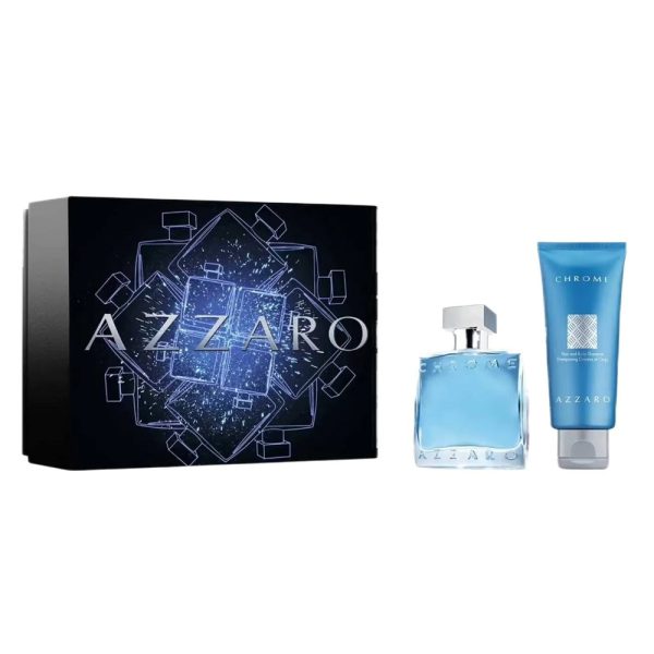 Azzaro Chrome zestaw woda toaletowa 50ml + żel pod prysznic 75ml