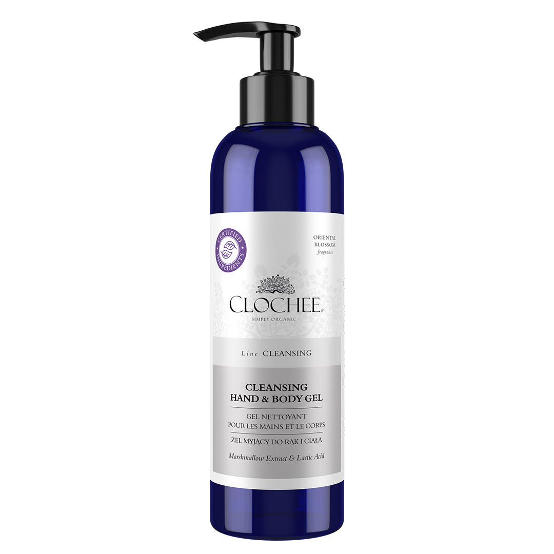 Clochee Simply Organic Gel reinigend für Hände und Körper 250ml