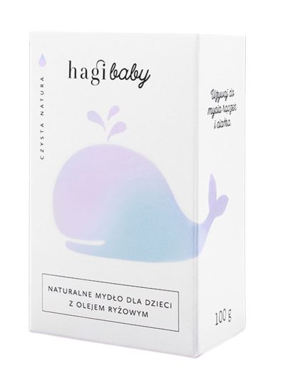 Hagi Baby naturalne mydło dla dzieci z olejem ryżowym 100g