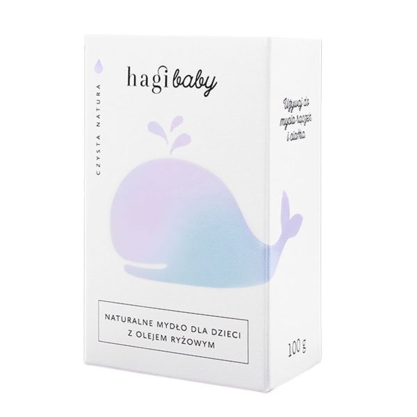 Hagi Baby naturalne mydło dla dzieci z olejem ryżowym 100g