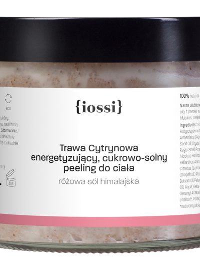 Iossi Trawa Cytrynowa energetyzujący peeling cukrowy do ciała 250ml
