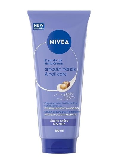 Nivea Smooth Hands & Nail Care wygładzający krem do rąk i paznokci 100ml