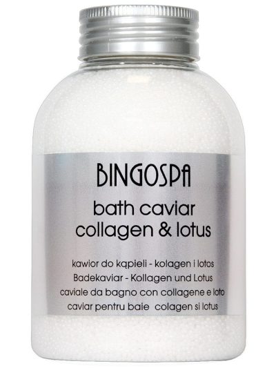 BingoSpa Kawior do kąpieli Kolagen i Lotos 380g