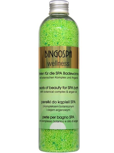 BingoSpa Perełki do kąpieli z komplekesem botanicznym i olejem arganowym 230g