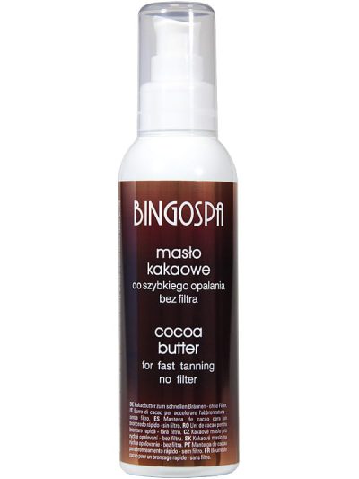 BingoSpa Masło kakaowe do szybkiego opalania bez filtra 120g
