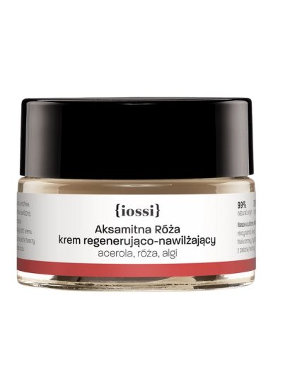 Iossi Aksamitna Róża krem regenerująco-nawilżający acerola & róża & algi 15ml