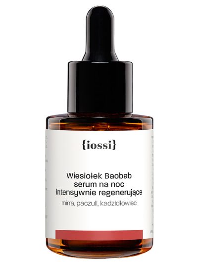 Iossi Wiesiołek & Baobab intensywnie regenerujące serum na noc 30ml