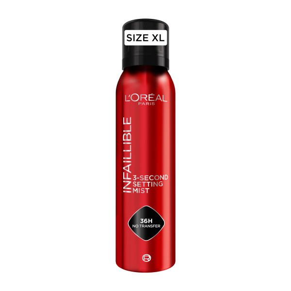 L'Oreal Paris Infaillible 3-Second Setting Mist 3-sekundowy utrwalający makijaż 150ml