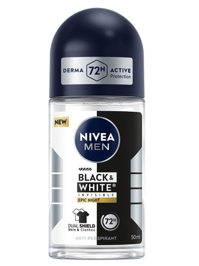 Nivea Men Black&White Invisible Epic Night antyperspirant w kulce 50ml