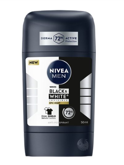 Nivea Men Black&White Invisible Epic Night antyperspirant w sztyfcie 50ml