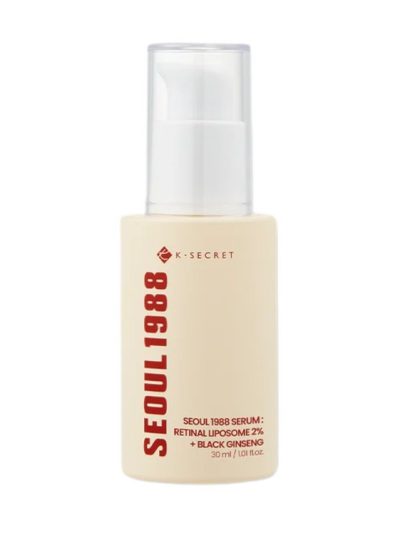K-SECRET Seoul 1988 Retinal Liposome 2% Black Ginseng ujędrniające serum do twarzy 30ml