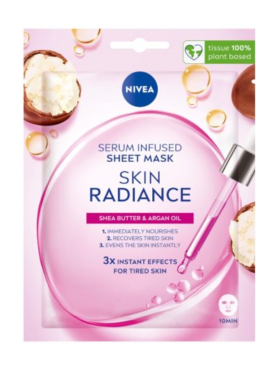 Nivea Skin Radiance maska w płachcie z serum rozświetlającym