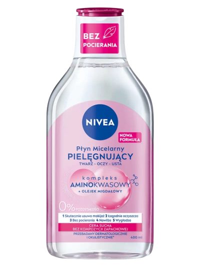 Nivea MicellAir Skin Breathe pielęgnujący płyn micelarny do cery suchej 400ml