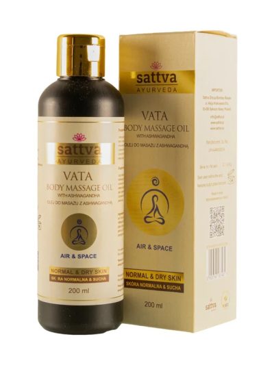 Sattva Body Massage Oil ajurwedyjski olejek do masażu Vata 200ml