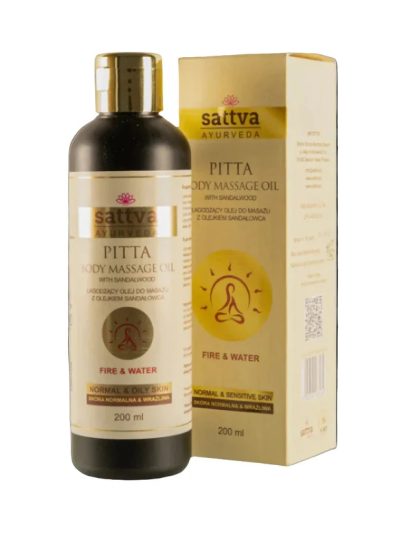 Sattva Body Massage Oil ajurwedyjski olejek do masażu Pitta 200ml
