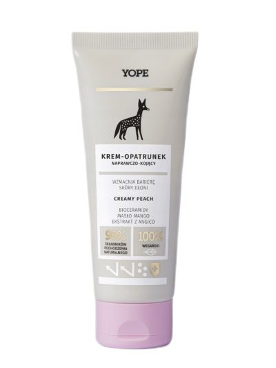 Yope Naprawczo-kojący krem-opatrunek do rąk Creamy Peach 50ml