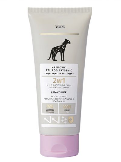 Yope Zmiękczająco-nawilżający kremowy żel pod prysznic Creamy Musk 200ml