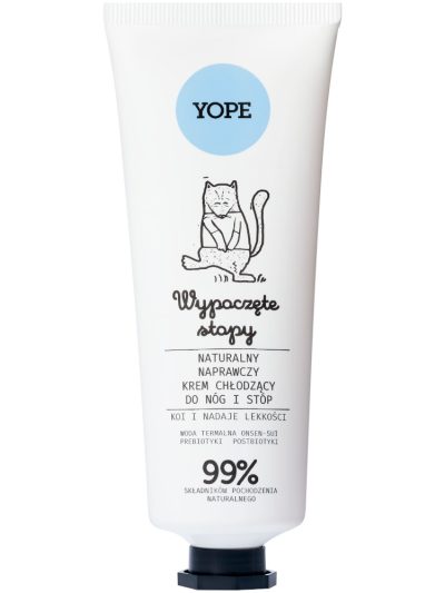Yope Naturalny naprawczy krem chłodzący do nóg i stóp Wypoczęte Stopy 75ml