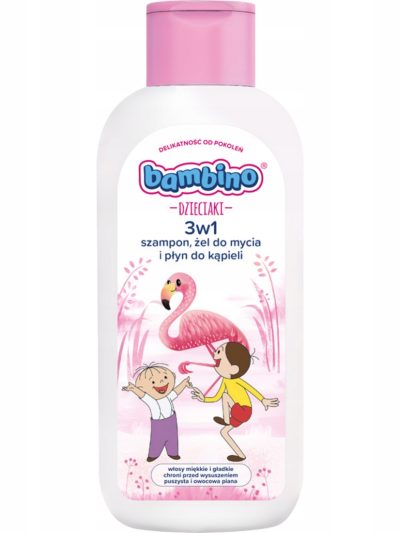 Bambino Dzieciaki 3w1 szampon żel pod prysznic i płyn do kąpieli Flaming 400ml