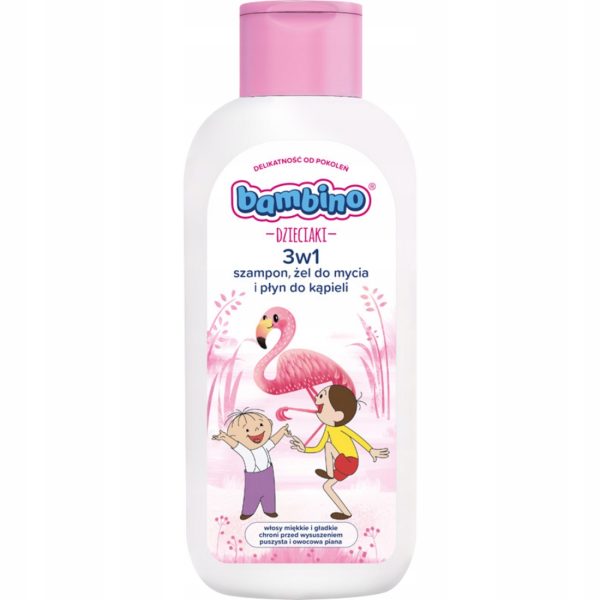 Bambino Dzieciaki 3w1 szampon żel pod prysznic i płyn do kąpieli Flaming 400ml