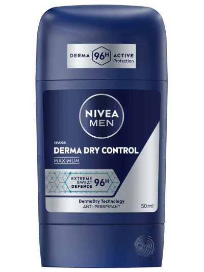 Nivea Men Derma Dry Control antyperspirant w sztyfcie 50ml