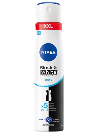 Nivea Black&White Invisible Pure antyperspirant 250ml