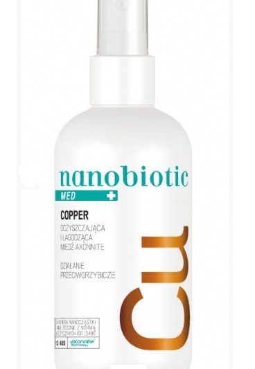 Nanobiotic Med Copper ochronna i łagodząca miedź o działaniu przeciwgrzybiczym 150ml