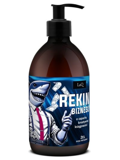 LaQ Żel pod prysznic dla mężczyzn 8w1 Rekin Biznesu Premium 500ml
