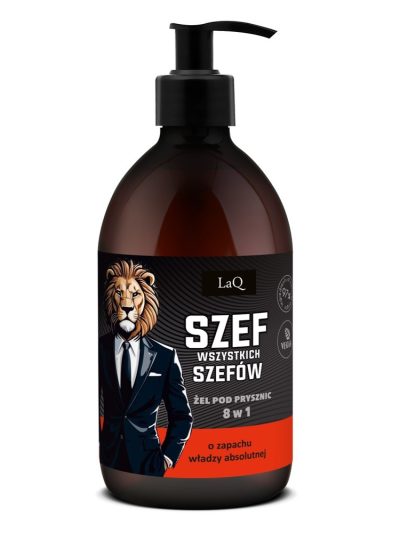 LaQ Żel pod prysznic dla mężczyzn 8w1 Szef Wszystkich Szefów 500ml