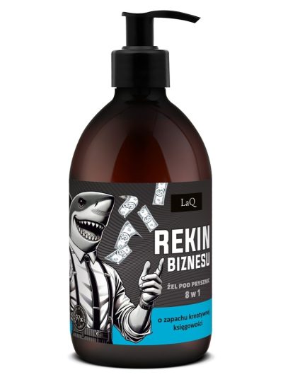 LaQ Żel pod prysznic dla mężczyzn 8w1 Rekin Biznesu 500ml