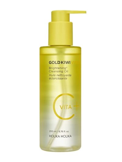 HOLIKA HOLIKA Gold Kiwi Vita C+ Brightening Cleansing Oil rozświetlający olejek do mycia twarzy 200ml