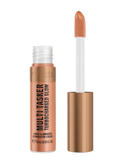 Rimmel Multi Tasker Turbocharged Glow rozświetlacz płynie 007 Spilling The Tea 10ml