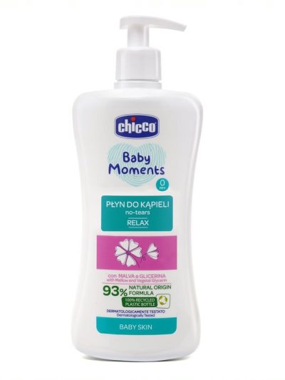 Chicco Baby Moments płyn do kąpieli 0m+ Relax 500ml