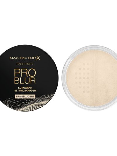 Max Factor Facefinity Pro Blur sypki puder matujący Translucent 10.5g